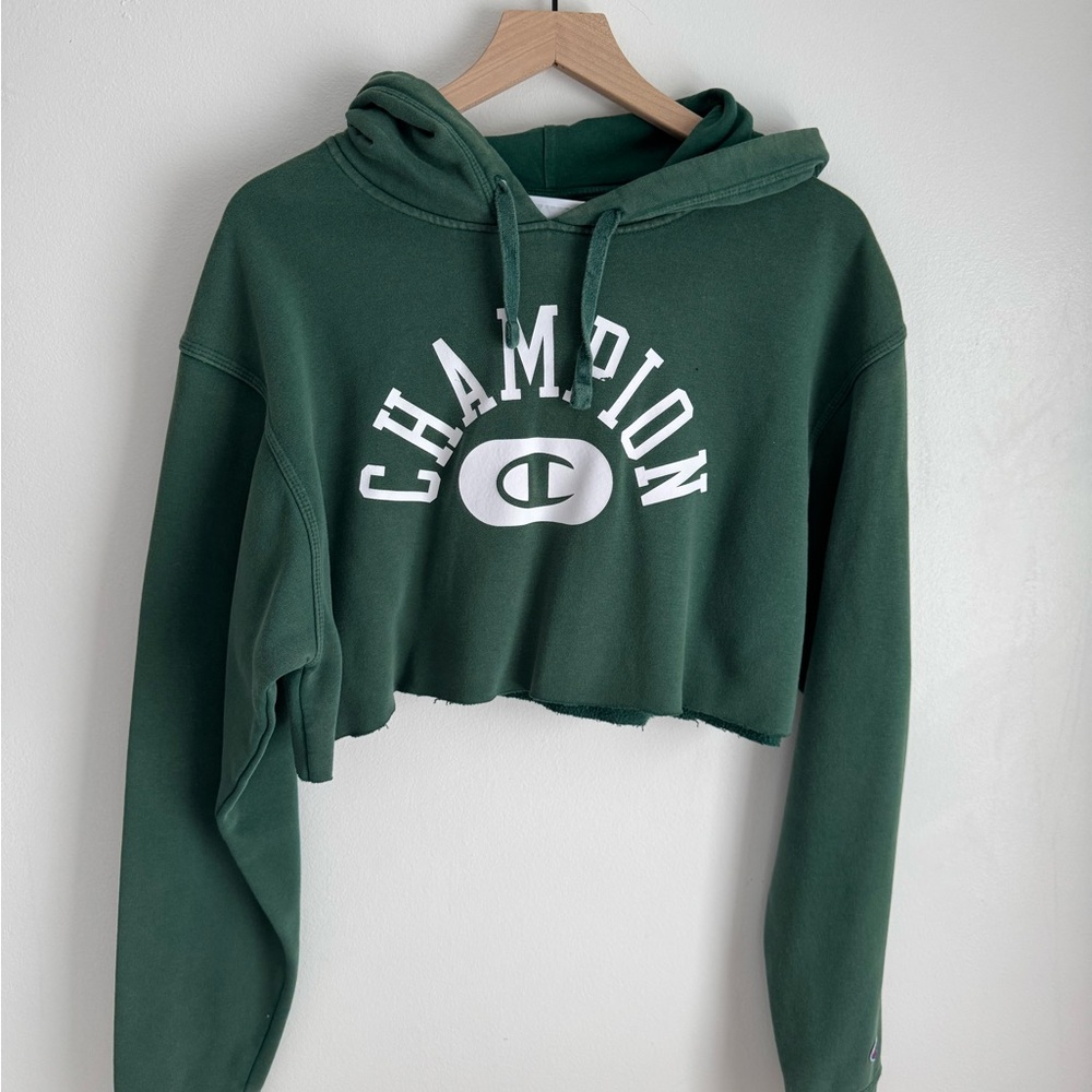 Champion Forest Green Athletic Hoodie